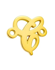 Letra C oro 14 k