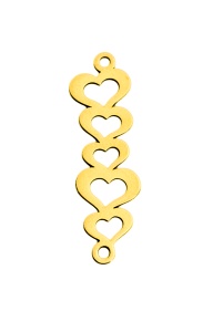 link inimi aur 14k placat cu aur de 18k