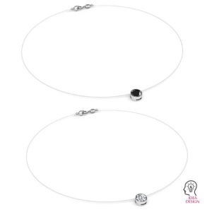 Pendant accessory, gold-plated silver, 7.2 mm - Img 2