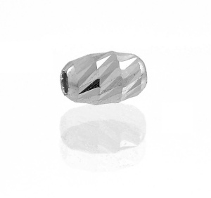 silver 925 oval, 3 mm 2 holes