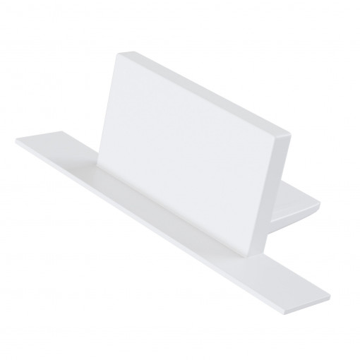 Accesoriu sina incastrata Capac 1x metal alb