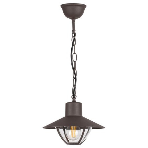 Pendul exterior Almada 1xE27 metal/acril maro Rabalux RBL7885
