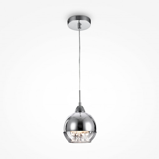 Pendul Iceberg 1xE14 metal/sticla nichel Maytoni