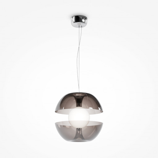 Pendul Rebel LED metal/sticla crom/fumuriu Maytoni