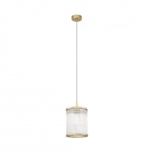 Pendul Sergio 1xE14 metal/sticla auriu Zuma Line