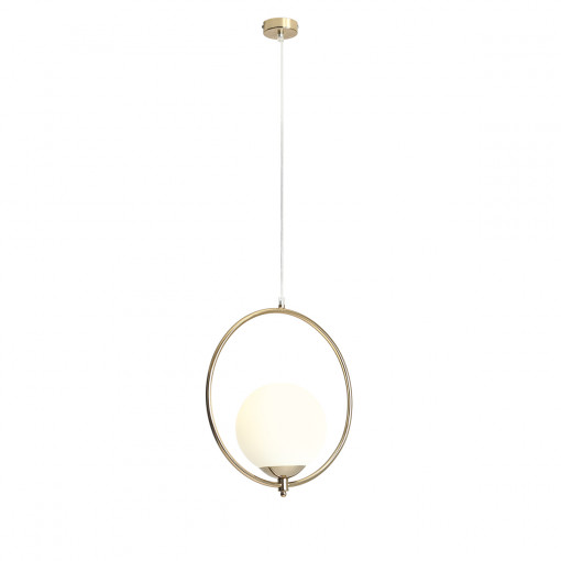 Pendul Sol 1xE27 metal/sticla auriu Aldex