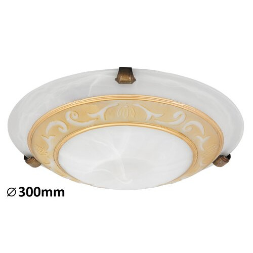 Plafoniera Laretta 1xE27 metal/sticla alabastru Rabalux RBL3713