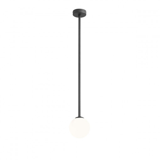 Plafoniera Pinne L 1xE14 metal/sticla negru Aldex