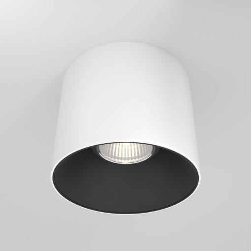 Spot aplicat Alfa LED metal alb/negru Maytoni C064CL-01-15W3K-RD-WB