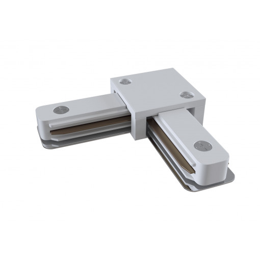 Accesoriu sina Conector L 1x acril alb