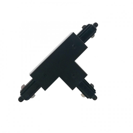 Accesoriu sina Marvi Track Connector T stanga metal/acril negru Italux