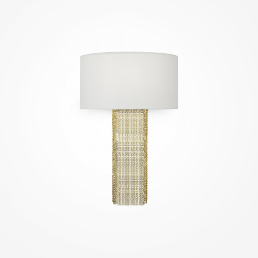 Aplica Impressive 1xE14 metal/textil auriu/alb Maytoni