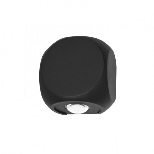 Aplica Porso LED 2W 160 lumeni metal negru sablat Italux