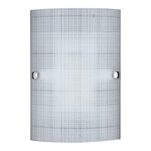 Aplica Scottie 1xE27 metal/sticla crom/alb Rabalux RBL3887