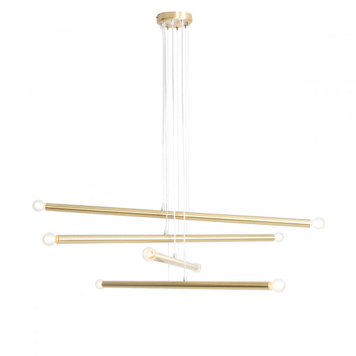 Candelabru Tubo 8xE14 metal alama Aldex