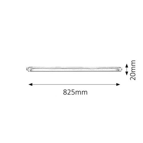Lampa de dulap/cabinet Slim 1xG5 acril alb Rabalux RBL2345