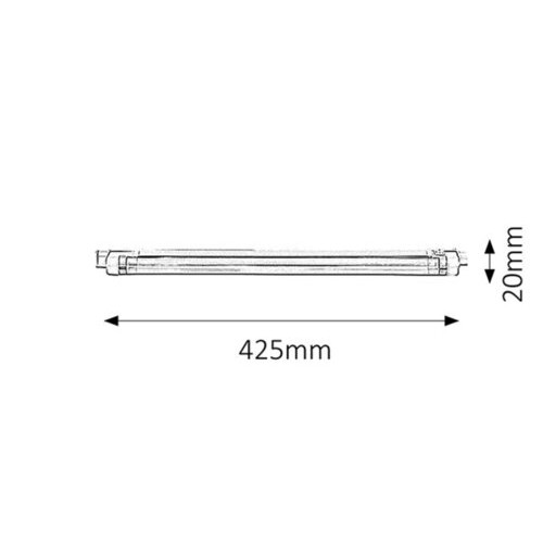 Lampa de dulap/cabinet Slim 1xG5 acril alb Rabalux