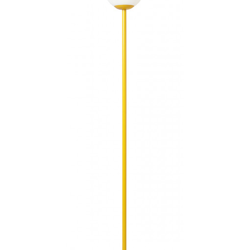 Lampadar Pinne 1xE27 metal/sticla galben Aldex