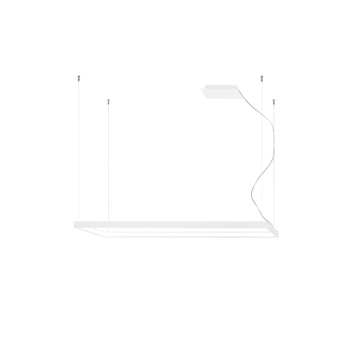 Lustra Tuula LED 4000K 8096LM metal alb rectangular