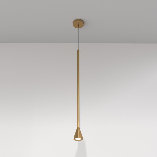 Pendul Arrow 1xGU10 metal auriu