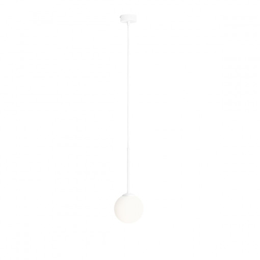 Pendul Bosso 1xE14 metal/sticla alb Aldex