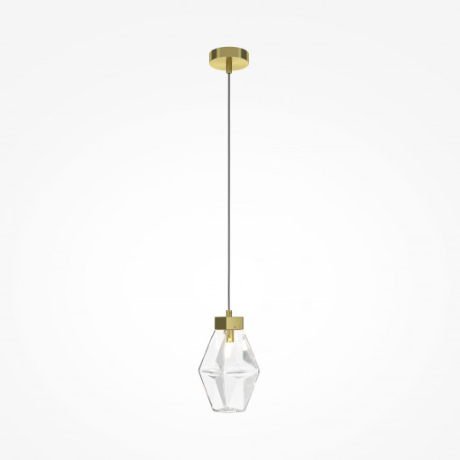 Pendul Coctail time 1xG9 metal/sticla auriu/transparent Maytoni