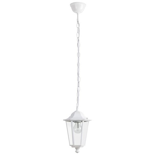 Pendul exterior Velence 1xE27 metal/sticla alb Rabalux RBL8207