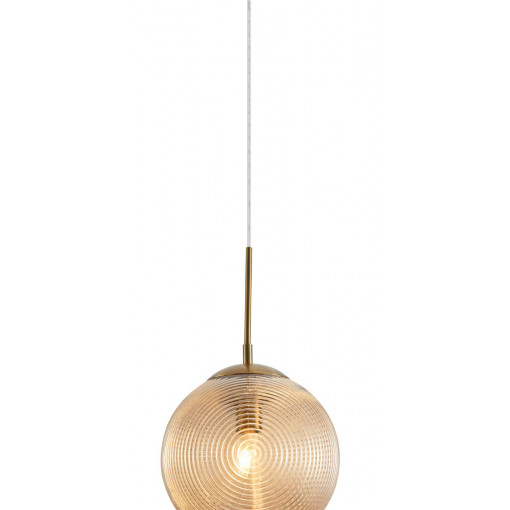 Pendul Lumina 1xE27 metal/sticla alama/bej Maytoni