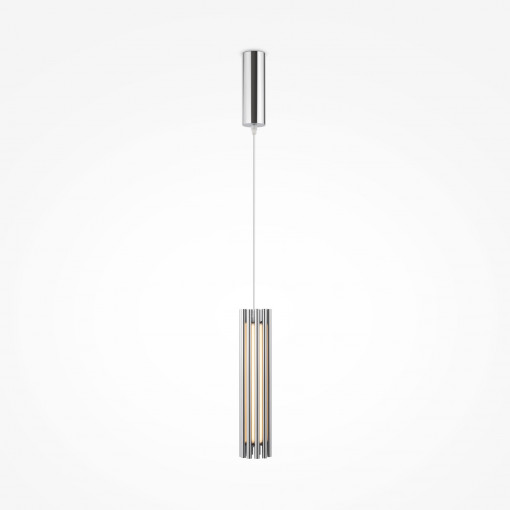 Pendul Sonata 1xLED metal/sticla crom/transparent Maytoni