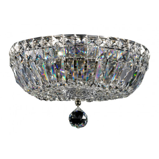 Plafoniera Basfor metal/cristal nichel Maytoni