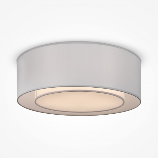 Plafoniera Bergamo 3xE27 metal/textile crom/gri Maytoni