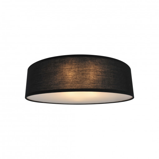 Plafoniera Clara 2xE14 metal/textil negru Zuma Line CL12029-D30-BK