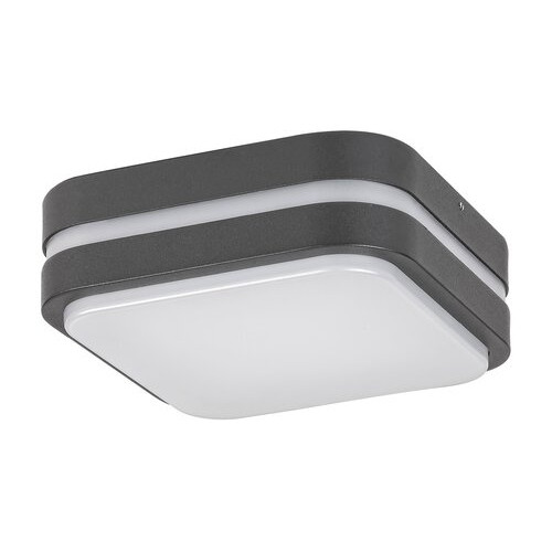 Plafoniera exterior Hamburg LED 12W metal/acril antracit/alb Rabalux RBL8850