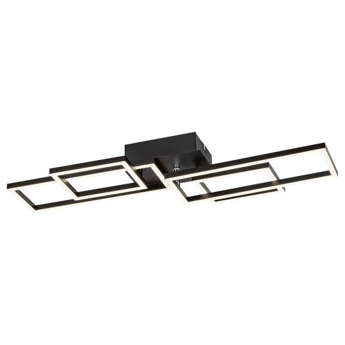 Plafoniera Quince LED 40W metal/acril negru/alb Rabalux