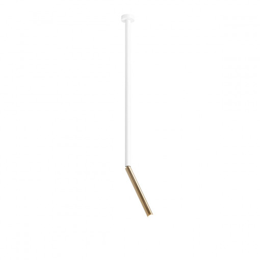 Plafoniera Stick M 1xG9 metal alb/auriu Aldex