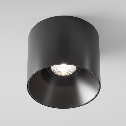 Spot aplicat Alfa LED metal negru Maytoni C064CL-01-25W4K-RD-B
