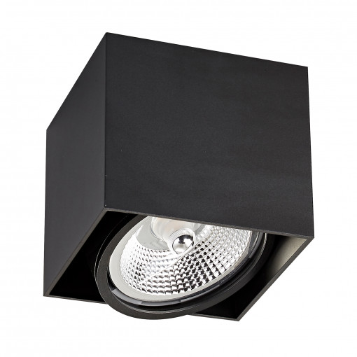 Spot aplicat Box 1xGU10/AR111 metal negru Zuma Line