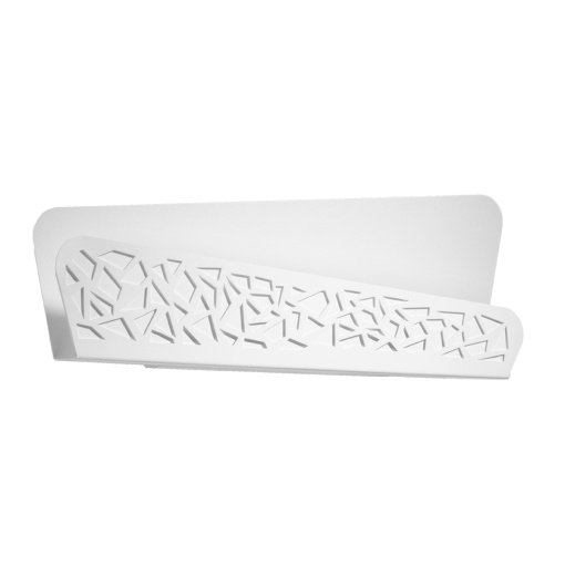 Aplica Alize 2xG9 metal/acril alb rectangular