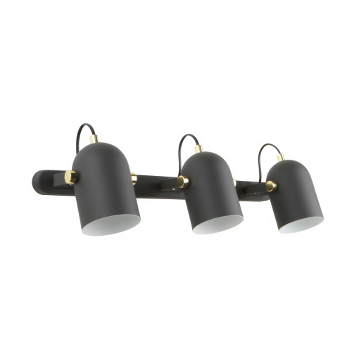 Aplica Aries 3xE27 metal negru/auriu/alb Zuma Line