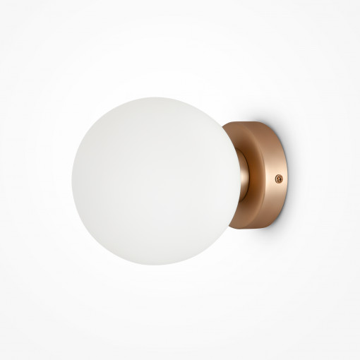 Aplica Basic form 1xE14 metal/sticla auriu/alb Maytoni MOD321WL-01G1