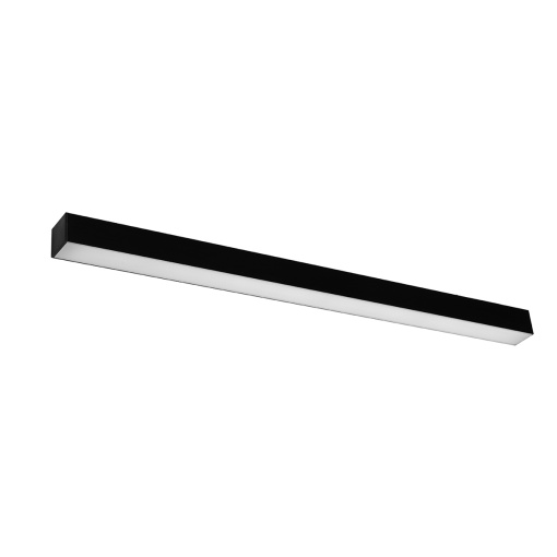 Corp liniar aplicat Pinne LED 4000K 3120lm metal negru liniar