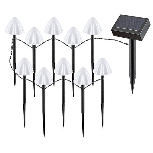 Lampa solara Skadar LED 2W acril negru/alb Rabalux