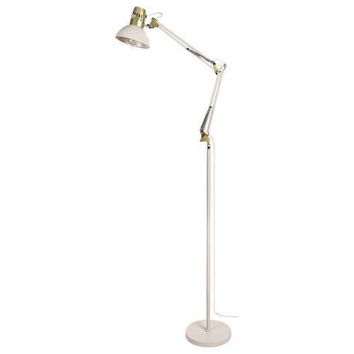 Lampadar Aristeo 1xE27 metal/acril bej Rabalux RBL2197