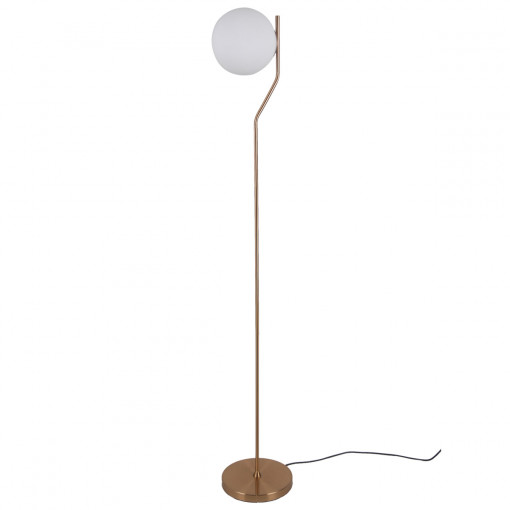 Lampadar Carimi 1xE27 metal/sticla alama Italux