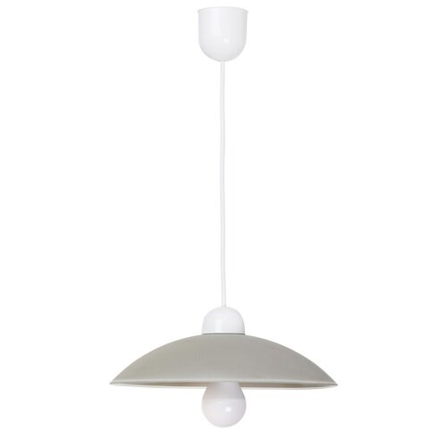 Pendul Cupola range 1xE27 metal/acril gri Rabalux
