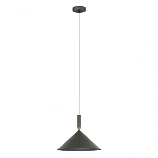 Pendul Drello 1xE27 metal gri Italux