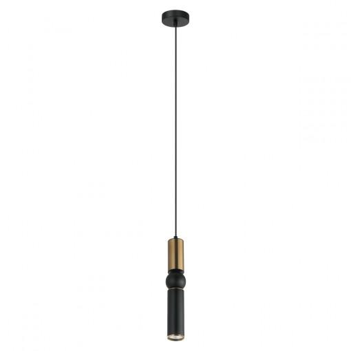 Pendul Isidora 1xGU10 metal negru/bronz antichizat Italux