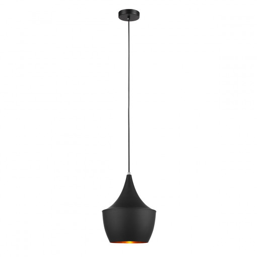 Pendul Pedro 3xE27 metal negru/alama Italux