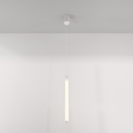 Pendul Ray 1xLED metal alb