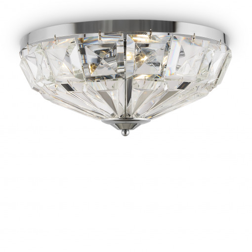 Plafoniera Facet 4xE14 metal crom/transparent Maytoni